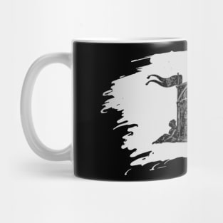 Gothic letter R – Alphabet typography Mug